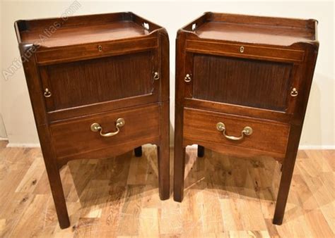 Pair Of George Iii Bedside Cabinets Commodes Antiques Atlas
