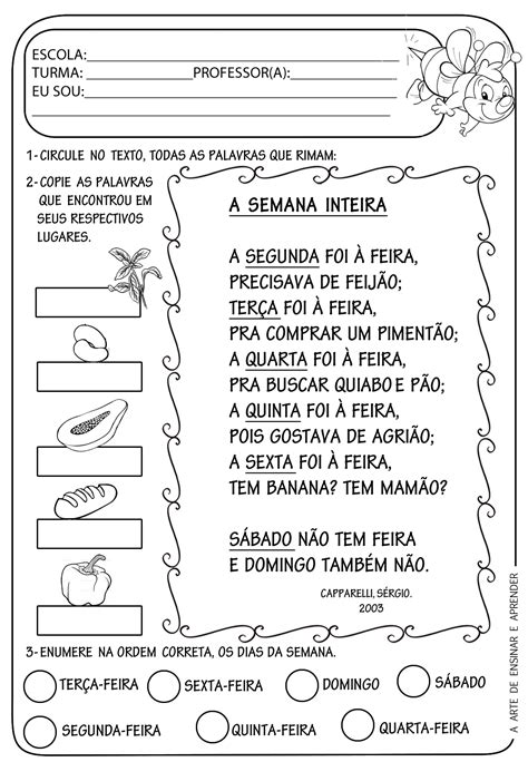 Palavras Que Rimam Com Dia