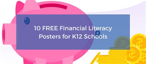 10 FREE Financial Literacy Posters for K12 Schools