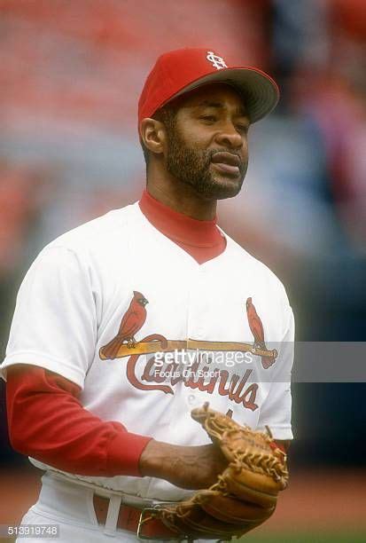 Ozzie Smith Of The St Louis Cardinals Looks On During A Major League