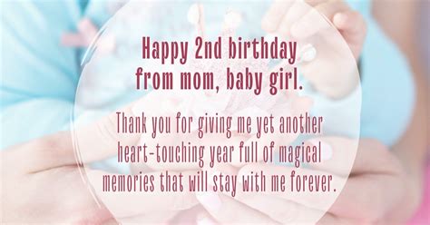 2nd Birthday Wishes From Mom Happy Birthday Wisher