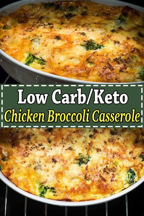 It's made with just broccoli florets, bacon, cheddar cheese, milk, cream, and eggs. Keto Chicken Broccoli Casserole - Low Carb Cheesy ...