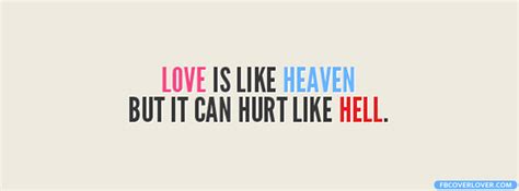 Love Is Like Heaven Facebook Cover