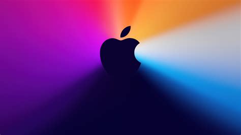One More Thing 4k Wallpaper Apple Logo Gradient