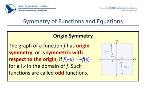 Ppt Symmetry Of Functions And Equations Powerpoint Presentation Free