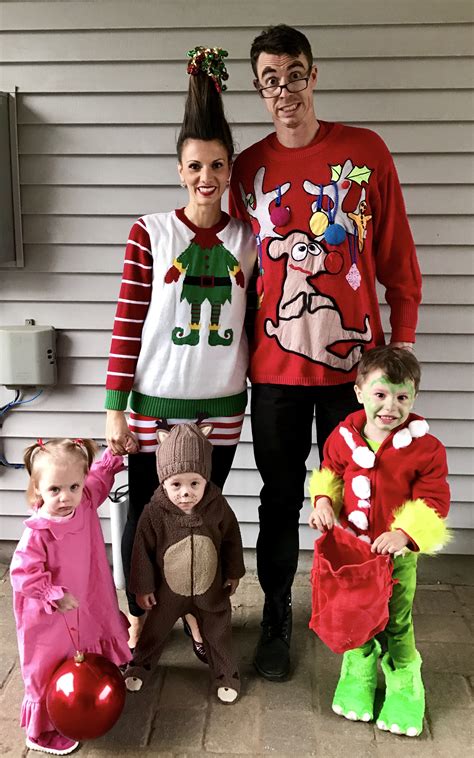 Grinch Themed Family Halloween Costumes 2016 — The Green Robe