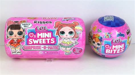 Lol Mini Bites And Lol Mini Sweets Series 2 Surprise O Matic And Capsule