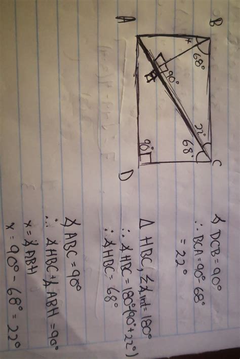 Calcular X Si Abcd Es Un Rect Ngulopor Favor Nesesito Ayuda