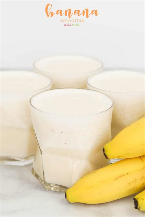To make this strawberry banana smoothie recipe, you will need the following ingredients (see recipe below for amounts) milk: Banana Smoothie | Simply Blended Smoothies