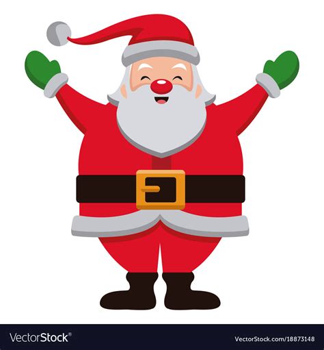 Funny Santa Claus Cartoon Royalty Free Vector Image