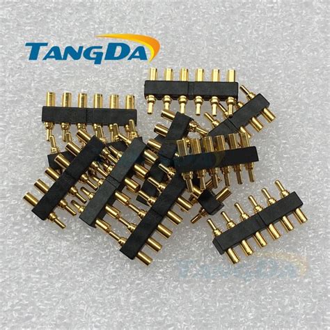 Tangda Pogo Pin Connector 6pin 6p 188mm Spring Pin Connectors Pogopin