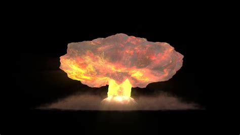 Mushroom Cloud Explosion ~ Nuclear Fallout Explosion Sunwalls