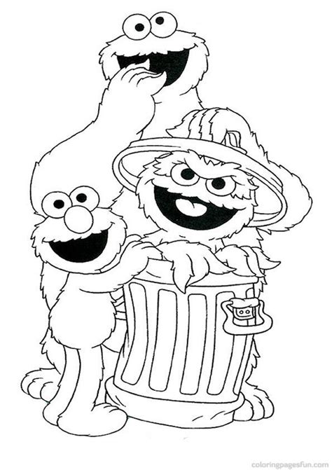 If you have a coloring page and want to share with others click here. Sesame Street Coloring Pages - GetColoringPages.com