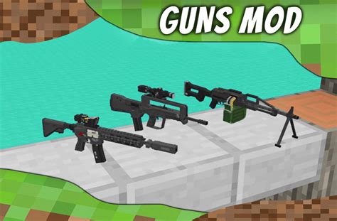 Descarga De Apk De Mod Guns For Mcpe Weapons Mods And Addons Para Android