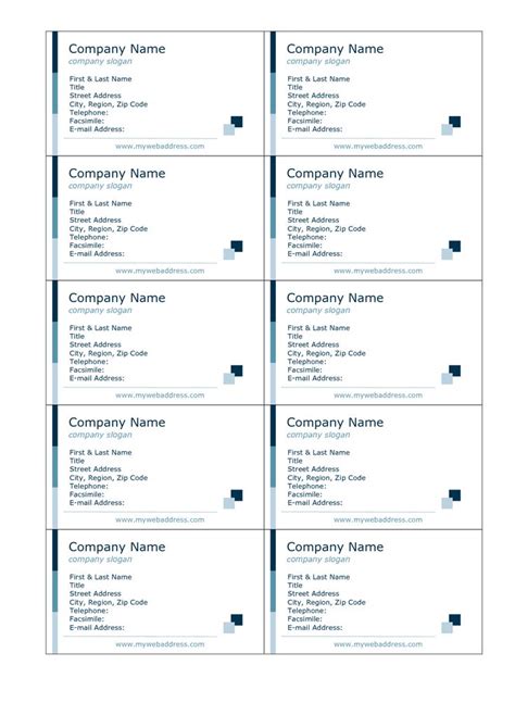 Once the file is open, type your information into the template. Business Card Templates Avery 8371 Photoshop