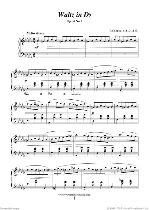 Licensing single tracks starts at $24, and the. Chopin - Waltzes sheet music for piano solo PDF