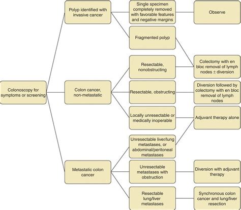 Therapeutic algorithm for treatment of localised colorectal cancer. Diseases that Lead to a Fecal Stoma: Colorectal Cancer ...