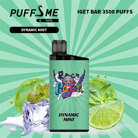 Buy Iget Bar 3500 Puffs Dynamic Mint Online Puffsme