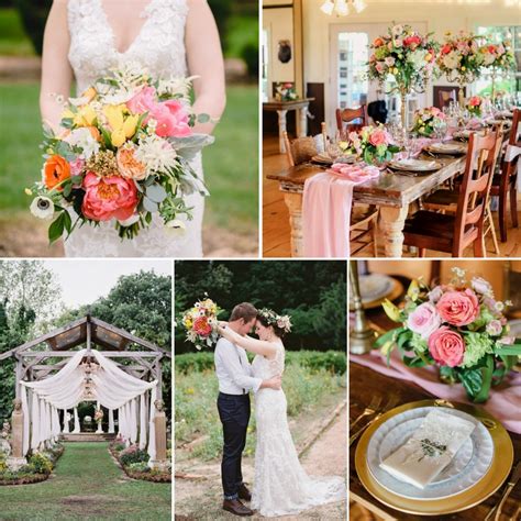 A Bright And Beautiful Boho Vintage Garden Wedding Chic