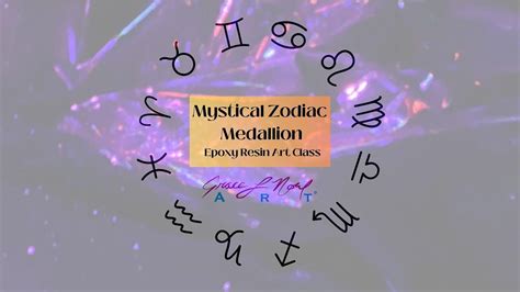 mystical zodiac medallion art class grace noel art grace noel art denver october 14 2023