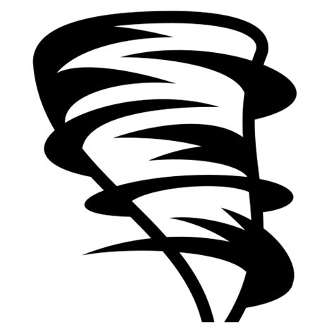 Tornade, allée de tornade, avertissement de tornade, tempête png. Tornado icon | Game-icons.net
