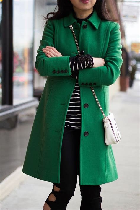 42 Stylish Emerald Coats Ideas For Winter Green Coat Outfit Winter