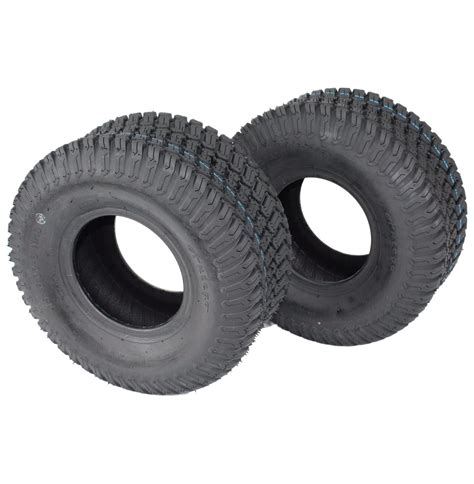 hyyyyh 15x6 00 6 4 ply turf tires for lawn and garden set of two atw 003