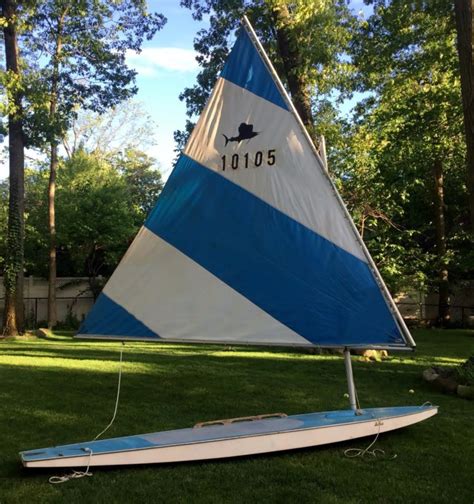 Alcort Sailfish Sailboat 14 Foot Sail Boat Sunfish Type For Sale From