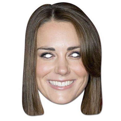 Kate Middleton Royal Celebrity Face Masks Fancy Dress Party Hen Night