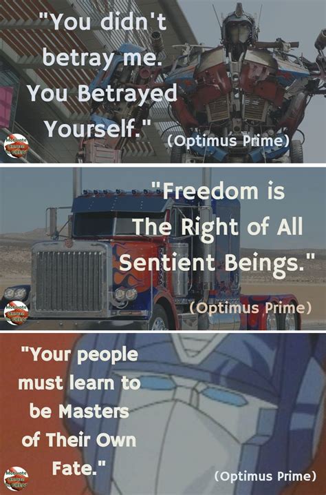 Optimus Prime Quotes For Wisdom Leadership Lessons Optimus Prime