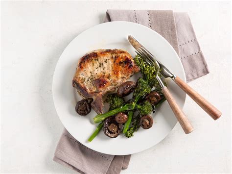 This is a dish that is packed with flavor, yet easy and light. Sheet Pan Pork Chops