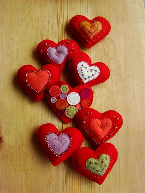 Blog Archive Dsc08248 Valentine Crafts Felt Crafts Felt Hearts