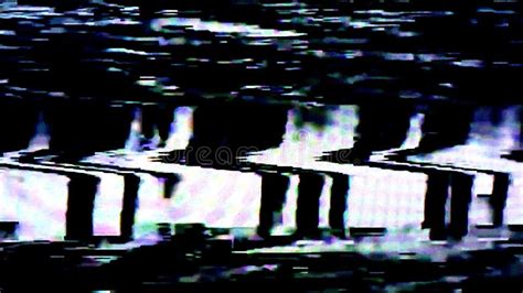 Tv Static Noise Glitch Effect Original Photo From A Vintage