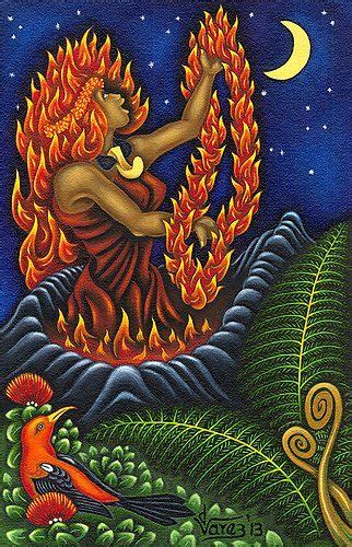 P175 Pele And Her Lei Of Fire Pele Goddess Of Fire Big Island