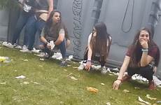 gotta voyeur peeing girls toilet drunk spanish caught festivals go may