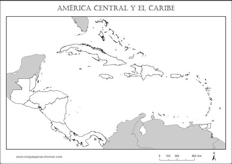 Mapa De America Central Para Colorear Con Nombres Images