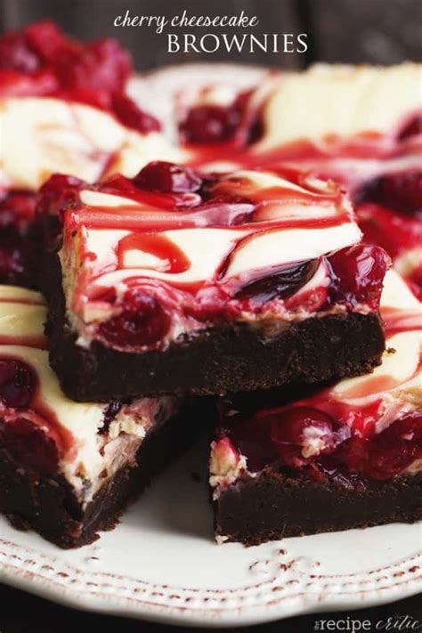 Cherry Cheesecake Brownies The Recipe Critic