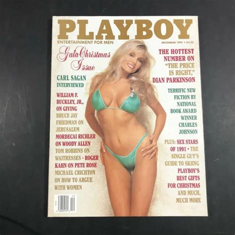 Playboy Magazine December Dian Parkinson Carl Sagan Great Lookn