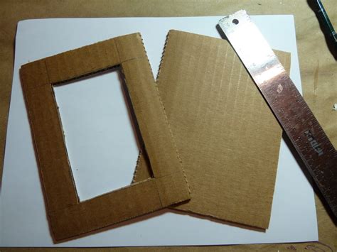 Crystal Clear Easy Craft Scrap Cardboard 3 X 5 Photo Frame