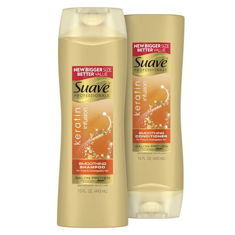 Suave Professionals Smoothing Shampoo And Conditioner Keratin Infusion