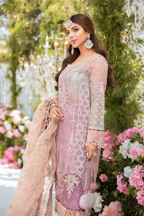 Best Eid Women Dresses Maria B Mbroidered Eid Collection 2021 2022