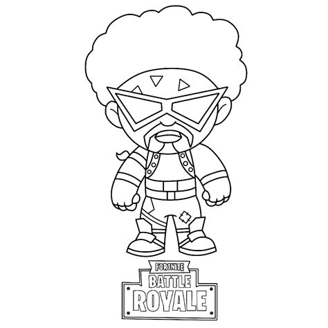 Fortnite Mini Coloring Pages Coloring Pages