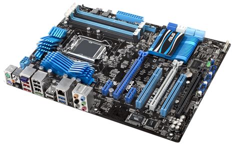 The motherboard houses the following components: ASUS P8P67 Motherboards Preview - Bjorn3D.com