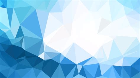Free Blue And White Triangle Geometric Background Illustration