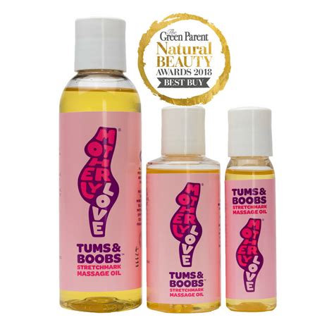 Tums And Boobs Stretch Mark Oil Award Winning Skincare By Motherlylove
