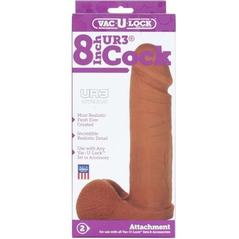 vac u lock ur3 cock 8 brown sex toys at adult empire