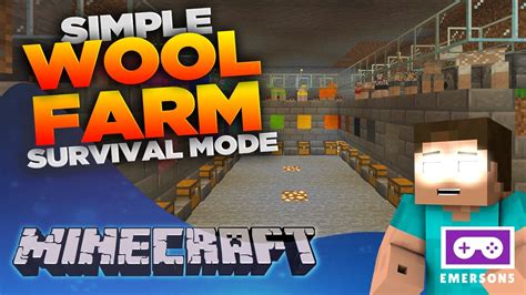 Minecraft Wool Farm Youtube