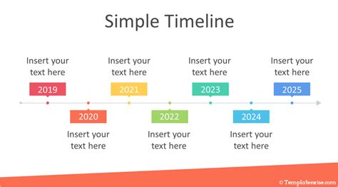 Simple Timeline Powerpoint Template