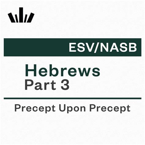 Hebrews Part 3 Precept Upon Precept Bible Study Precept Uk