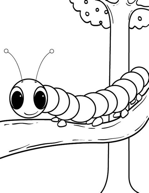 Caterpillar #18259 (Animals) – Free Printable Coloring Pages
